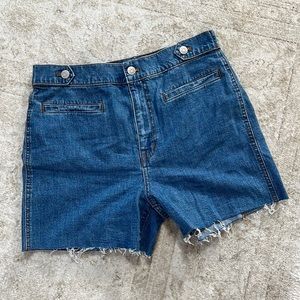Madwell Size 28 Denim Cutoff Shorts- Never Worn